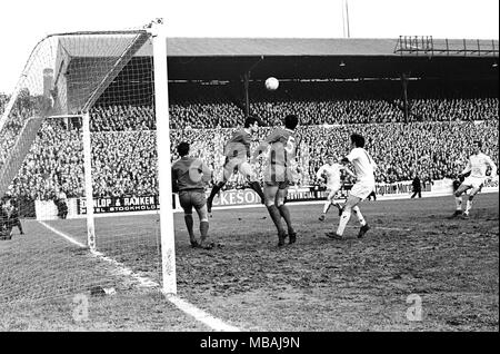 Leeds v Liverpool 1969 Stock Photo