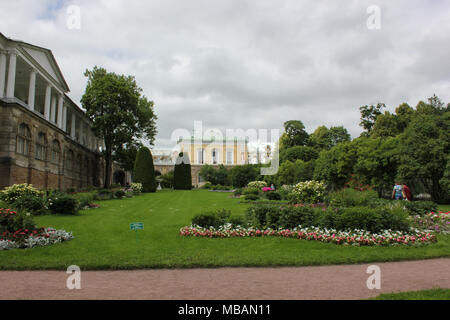 SAINT-PETERSBURG, RUSSIA - July 10 , 2014: Cameron Gallery in Catherine Park in Tsarskoe Selo Stock Photo