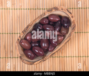 Jumbo pitted kalamata olives Stock Photo