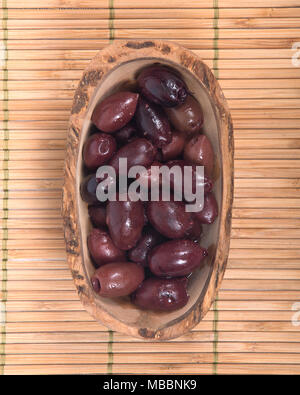 Jumbo pitted kalamata olives Stock Photo