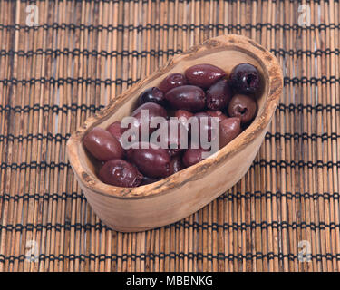 Jumbo pitted kalamata olives Stock Photo