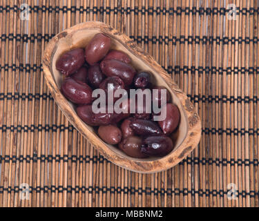 Jumbo pitted kalamata olives Stock Photo