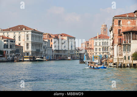Venice, Italy - Febuary 19, 2016: Venice, a city in northeastern italy. It is famous for the beauty of its settings, archtecture and artwork. A part o Stock Photo