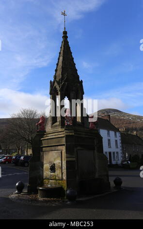 Bruce Fountain Falkland Fife Scotland  April 2018 Stock Photo