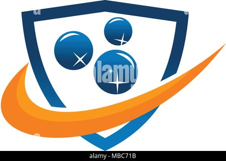 Cleaning Services Logo Design Template Vector Stock Vector