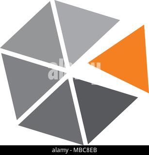 Business Solutions Logo Design Template Vector Stock Vector