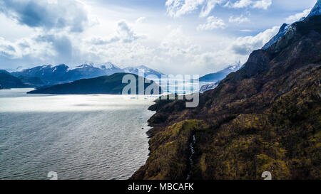 Glaciar Grey, Torres del Paine National Park, Patagonia, Chile Stock Photo