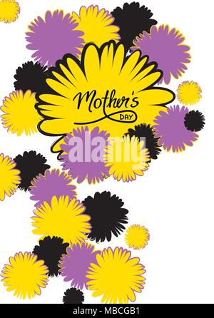 Floral doodle card best wishes Stock Vector Image & Art - Alamy