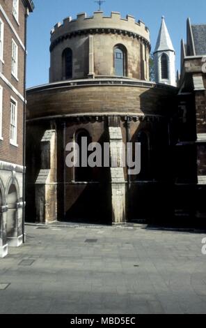 London. The Temple, off Fleet Street. Stock Photo