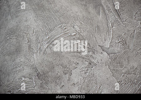 Rustic Putty Pattern Grey Texturized grey putty. Vintage or grungy background of venetian stucco ...