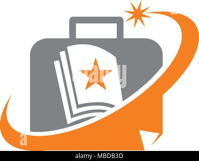 Briefcase Business Solutions Success Stock Vector
