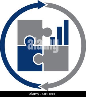 Business Teamwork Logo Design Template Vector Stock Vector