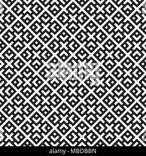 Seamless pattern from a simple geometric element in a diagonal direction with an offset Stock Vector