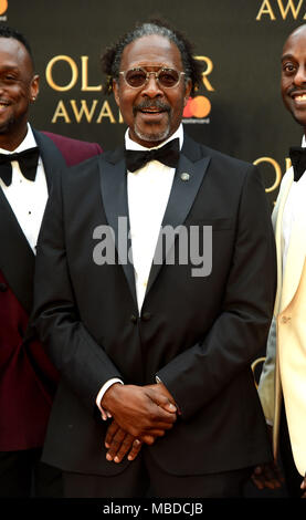 Photo Must Be Credited ©Alpha Press 079965 08/04/2018 Clarke Peters at The Olivier Awards 2018 held at the Royal Albert Hall in London Stock Photo