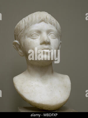 Roman funerary bust. Ancient Roman marble funerary bust of a wealthy ...