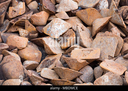 heap of raw iron Stock Photo