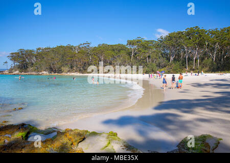 Blenheim Beach in Jervis Bay, New South Wales,Australia Stock Photo