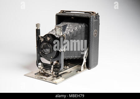 'The Aldis' Antique plate camera from the 1920's Stock Photo