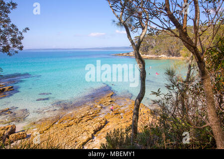 Blenheim beach in Vincentia,Jervis Bay national park,New South Wales,Australia Stock Photo