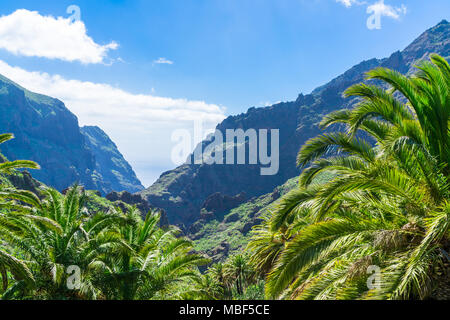 Macizo de Teno mountains in Tenerife, Canary Islands Stock Photo