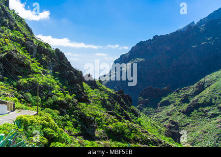 View of Macizo de Teno mountains in Tenerife, Canary Islands Stock Photo