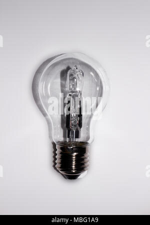 Light bulb isolated on white Stock Photo