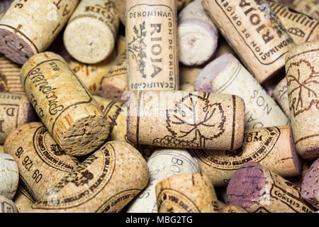 Wine corks Stock Photo