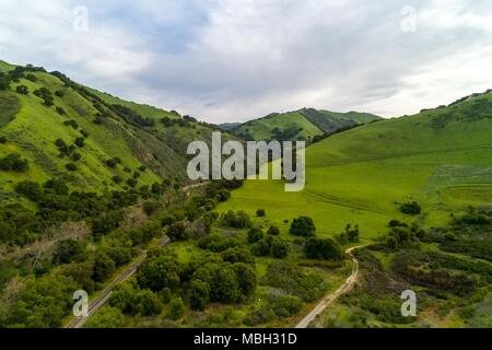 This area was once a Carnegie brick factory, now it’s over run by trains, turkeys, and blacktail deer Stock Photo