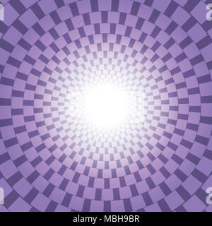 Ultra violet purple checkered pattern with sun burst vector design for abstract background concept Stock Vector
