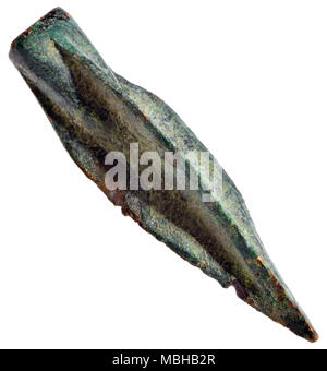 Roman bronze tri-lobe arrowhead Stock Photo - Alamy