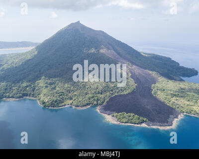 Snorkeling in the lava flow of Banda Api, Indonesia Stock Photo - Alamy