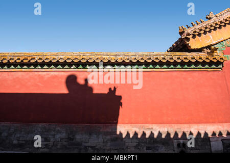 The architecture of Forbidden City Stock Photo