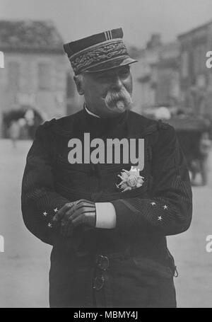 Portrait of the General Paul Marie Pau around 1915  ( 1848 - 1932 )  -  photography by    anonyme Stock Photo