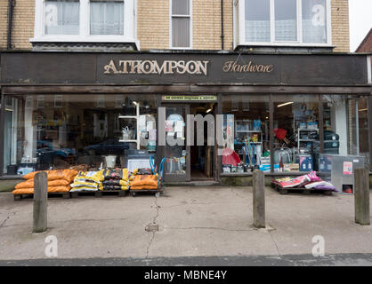 Independent hardware store on Quay Road, Bridlington, East Ridings of Yorkshire, England, United Kingdom Stock Photo