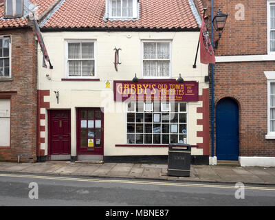 Gabby's Fish and Chip Shop, Old Town, Bridlington, England, United Kingdom Stock Photo