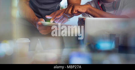 Creative businessmen using digital tablet Stock Photo