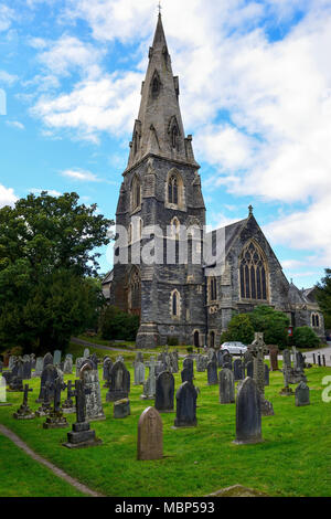 St Mary’s Parish church in Ambleside in the Lake District in Cumbria, England Stock Photo