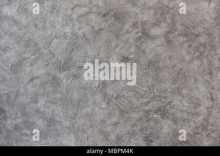Rustic Putty Pattern Grey Texturized grey putty. Vintage or grungy background of venetian stucco ...