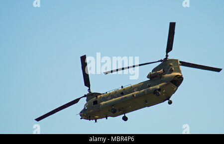 Chinook Helicopter at Wales National Airshow 2017 Stock Photo