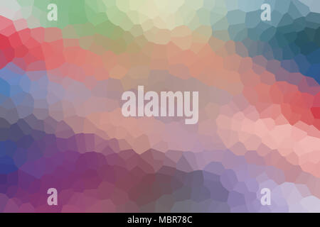 Multicolored abstract polygonal pattern. Vague abstract low poly background with gradient Stock Photo