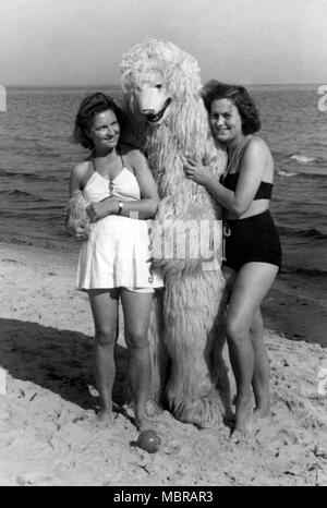 photos Summer Swimmers Family Women Binz/Rügen Baltic Agfa-lupex 1936 Orig 