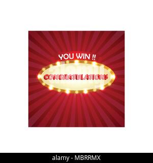 Abstract of presentation board for congratulations activity. For business and other request. Illustration vector eps10 Stock Vector
