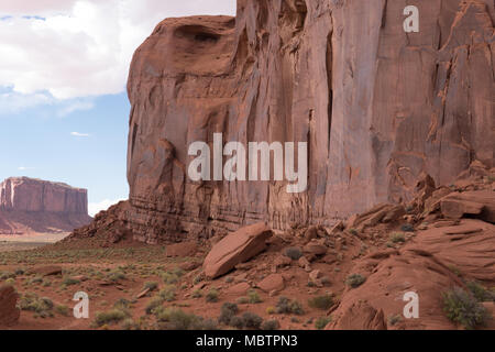 Navajo Nation Indian Reservation Monument Valley in Utah and Arizona United States Stock Photo