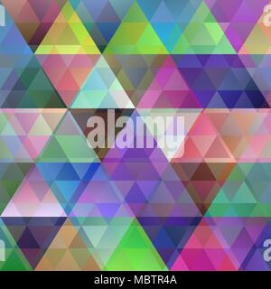 Retro geometric double triangle pattern background - graphic design Stock Vector