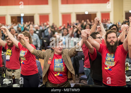 Chicago, Illinois - Members of the United Campus Workers at the University of Tennessee joined three thousand rank and file union activists from across the United States and beyond at the biannual Labor Notes conference to discuss how to revitalize the labor movement. Stock Photo