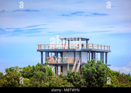 Boracay, Philippines - Nov 18, 2017 : Mount Luho View Deck in Aklan Stock Photo