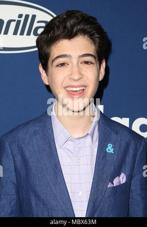 Beverly Hills, CA, USA. 11th Apr, 2018. 11 April 2018 - Beverly Hills, California - Joshua Rush. GLAAD Media Awards Rising Stars Luncheon held at The Beverly Hilton. Photo Credit: F. Sadou/AdMedia Credit: F. Sadou/AdMedia/ZUMA Wire/Alamy Live News Stock Photo