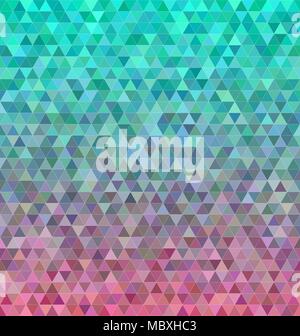 Abstract regular triangle mosaic tile background Stock Vector