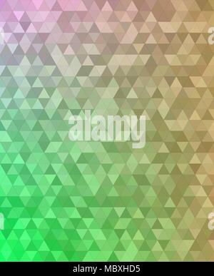 Abstract triangle mosaic transition background Stock Vector