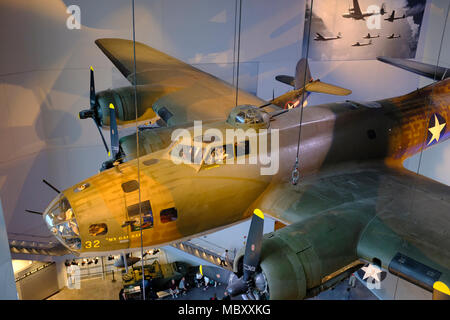 My Gal Sal, B-17 Bomber, National World War II Museum in New Orleans, Louisiana Stock Photo